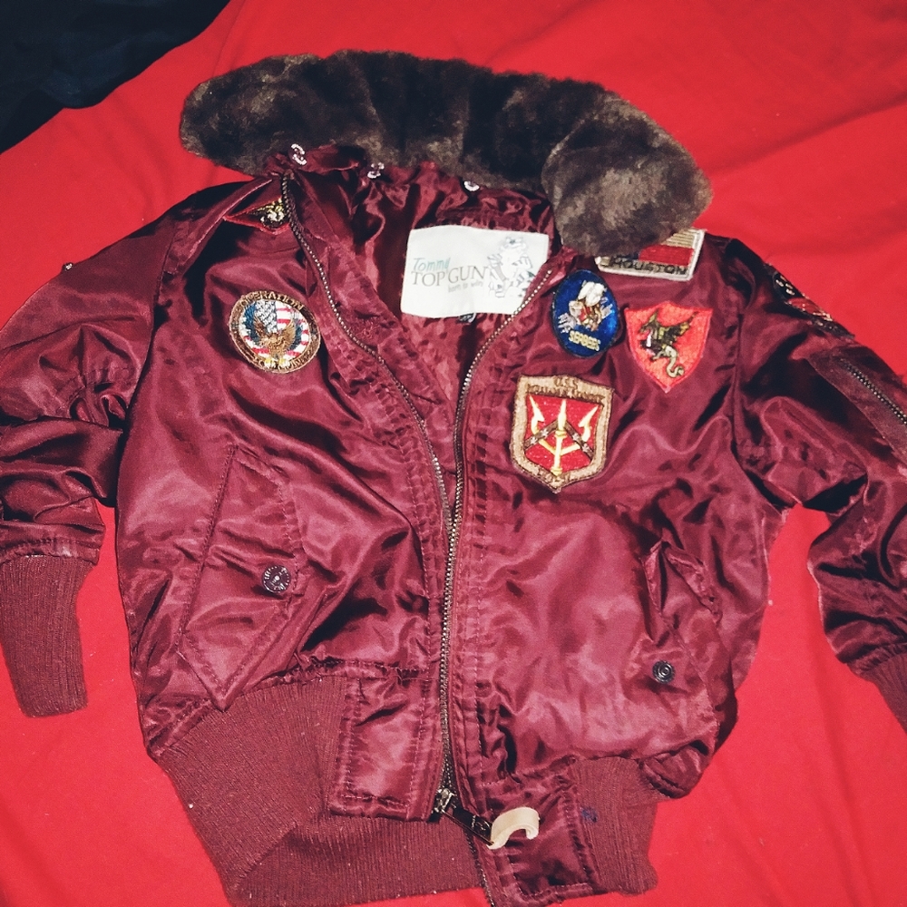 Tommy top gun bomber jacket sz 4t
